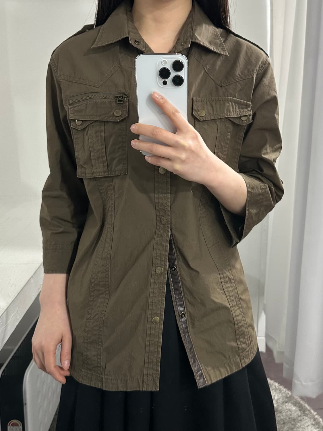 michel klein pocket shirt 상품이미지3