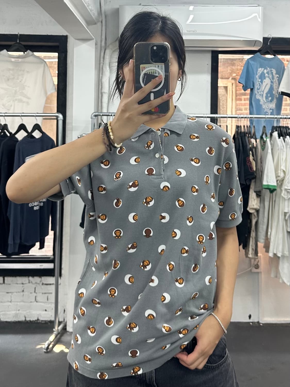 베이프 마일로 패턴 PK 티셔츠 상품이미지6