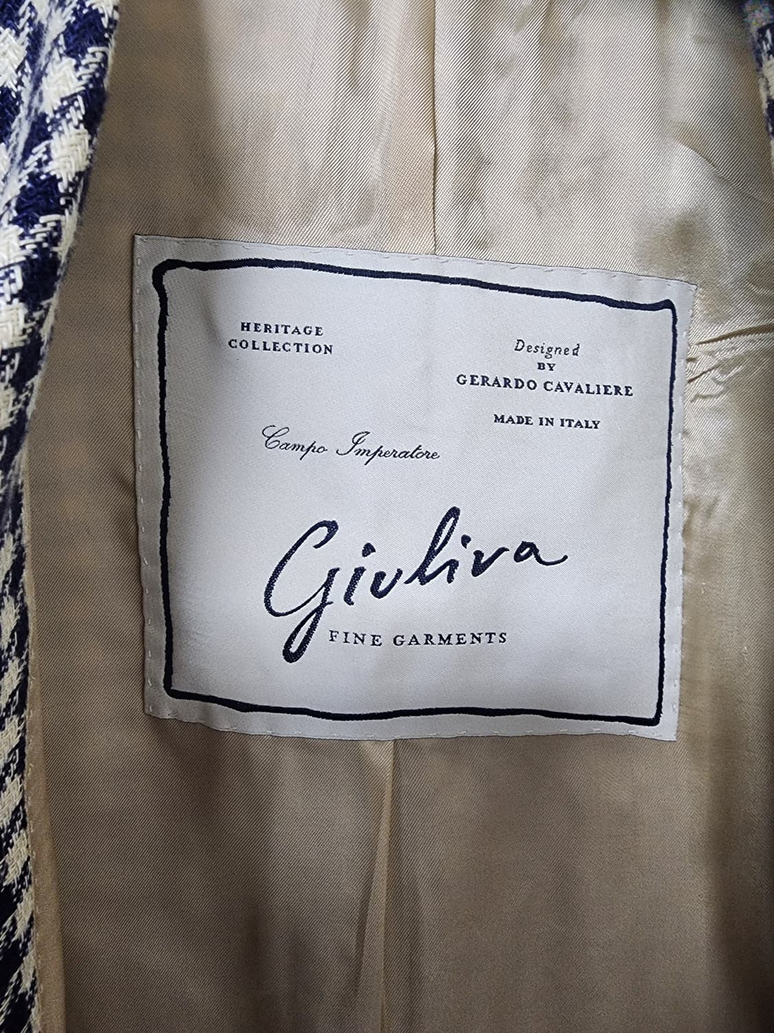 줄리바 헤리티지 체크 반팔 자켓 (Giuliva Heritage)
 상품이미지6