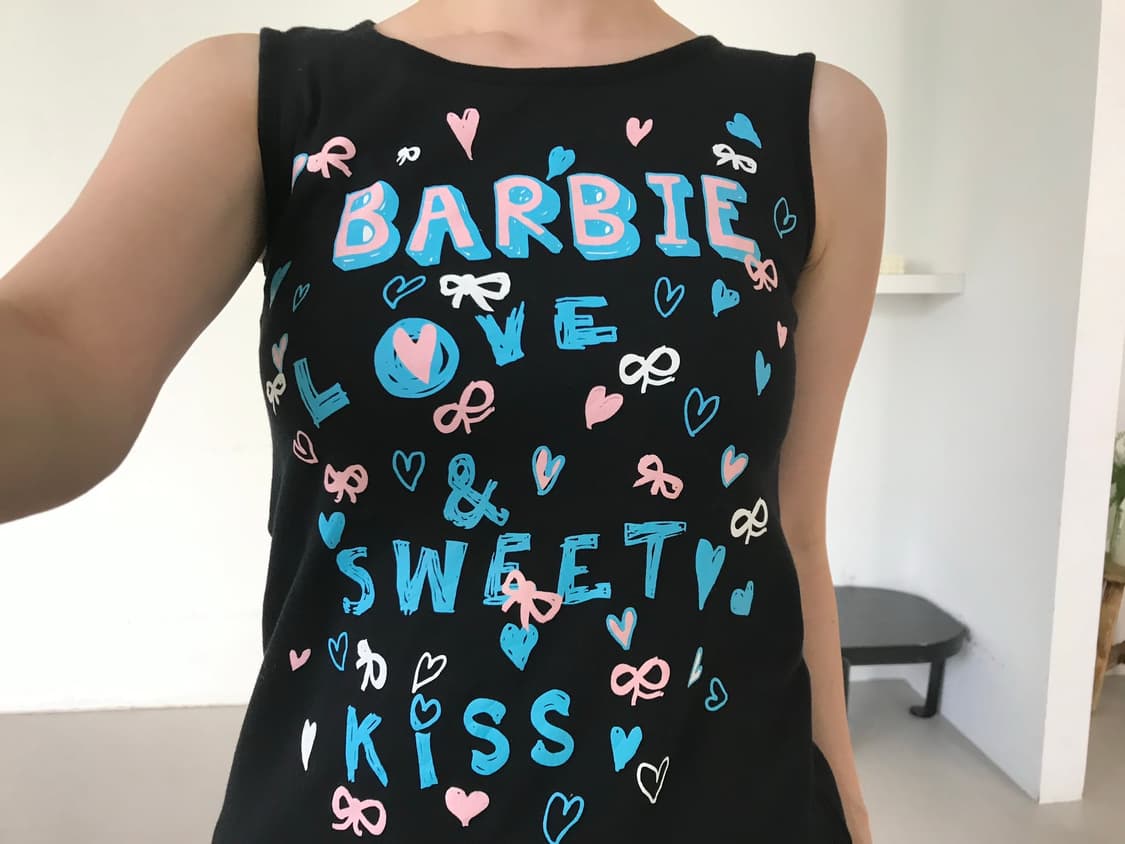 frill printing sleeveless 상품이미지3