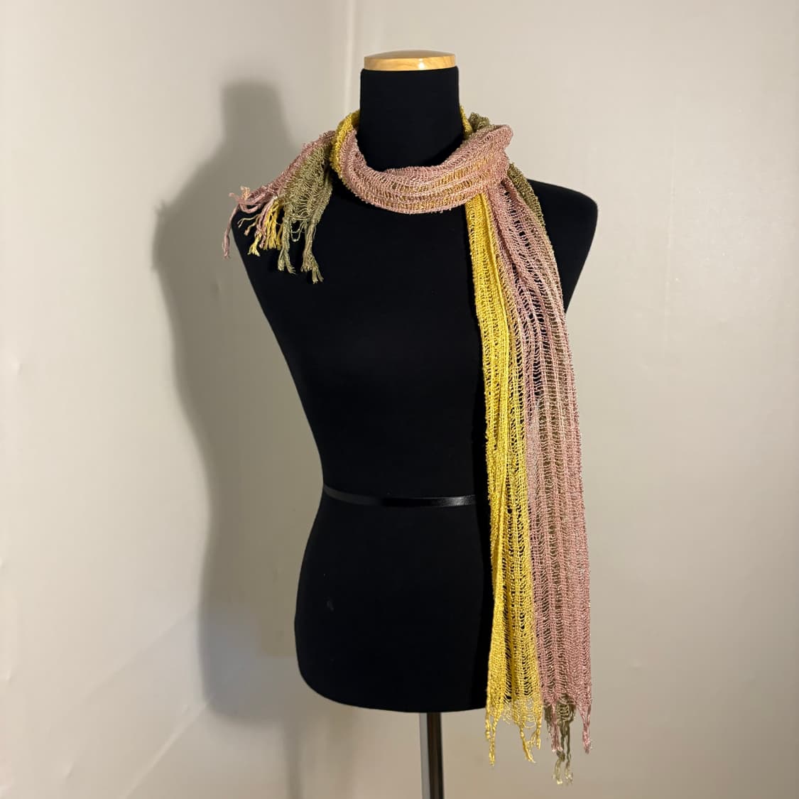 빈티지 데미지 보헤미안 모리 그물 그라데이션 스카프 머플러 숄  상품이미지1