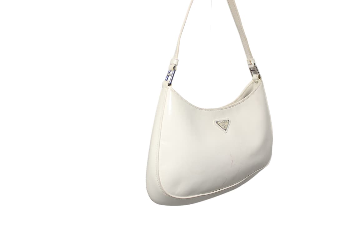 2000s 프라다 클레오 브러시드 레더 호보백 상품이미지1