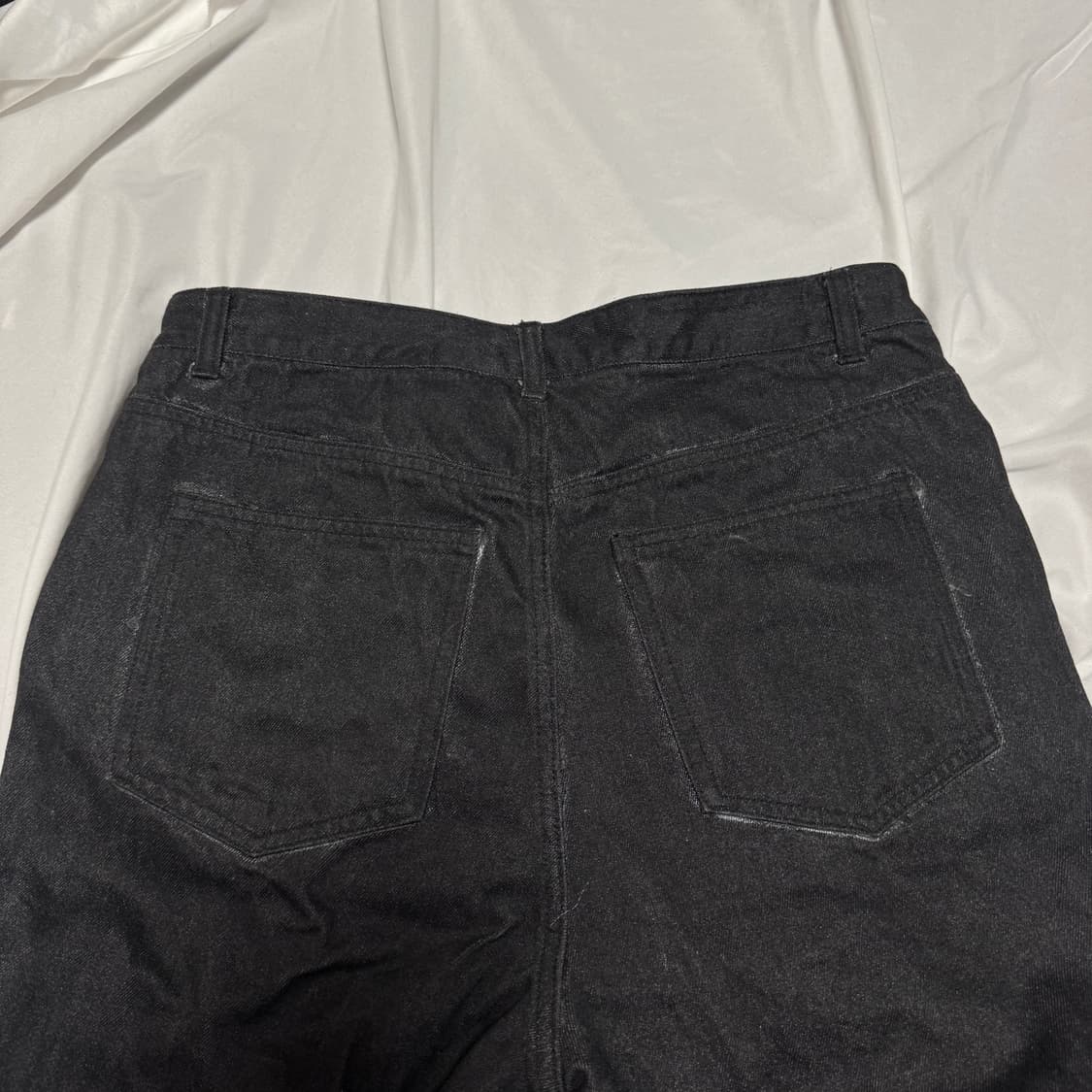 낫포너드 부츠컷 코팅진 데님 팬츠 L 상품이미지5