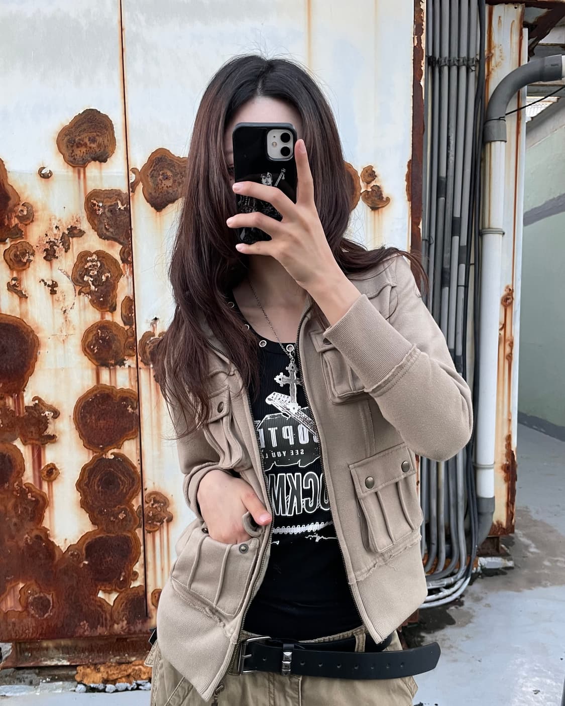 🎸베이지 포켓 디테일 자켓🎸 상품이미지3