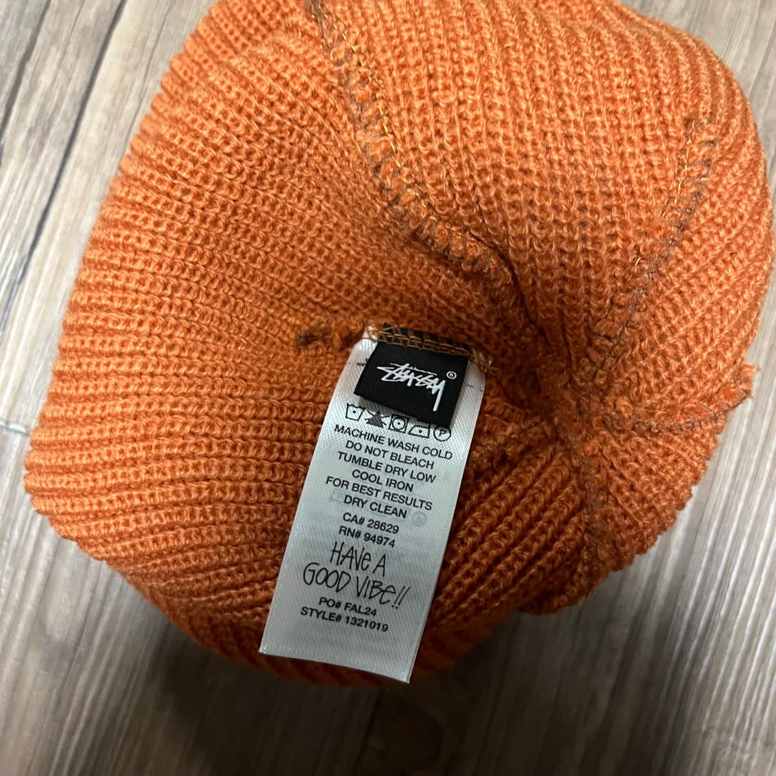 [Stussy] 스투시 오렌지 비니(새상품) 상품이미지10