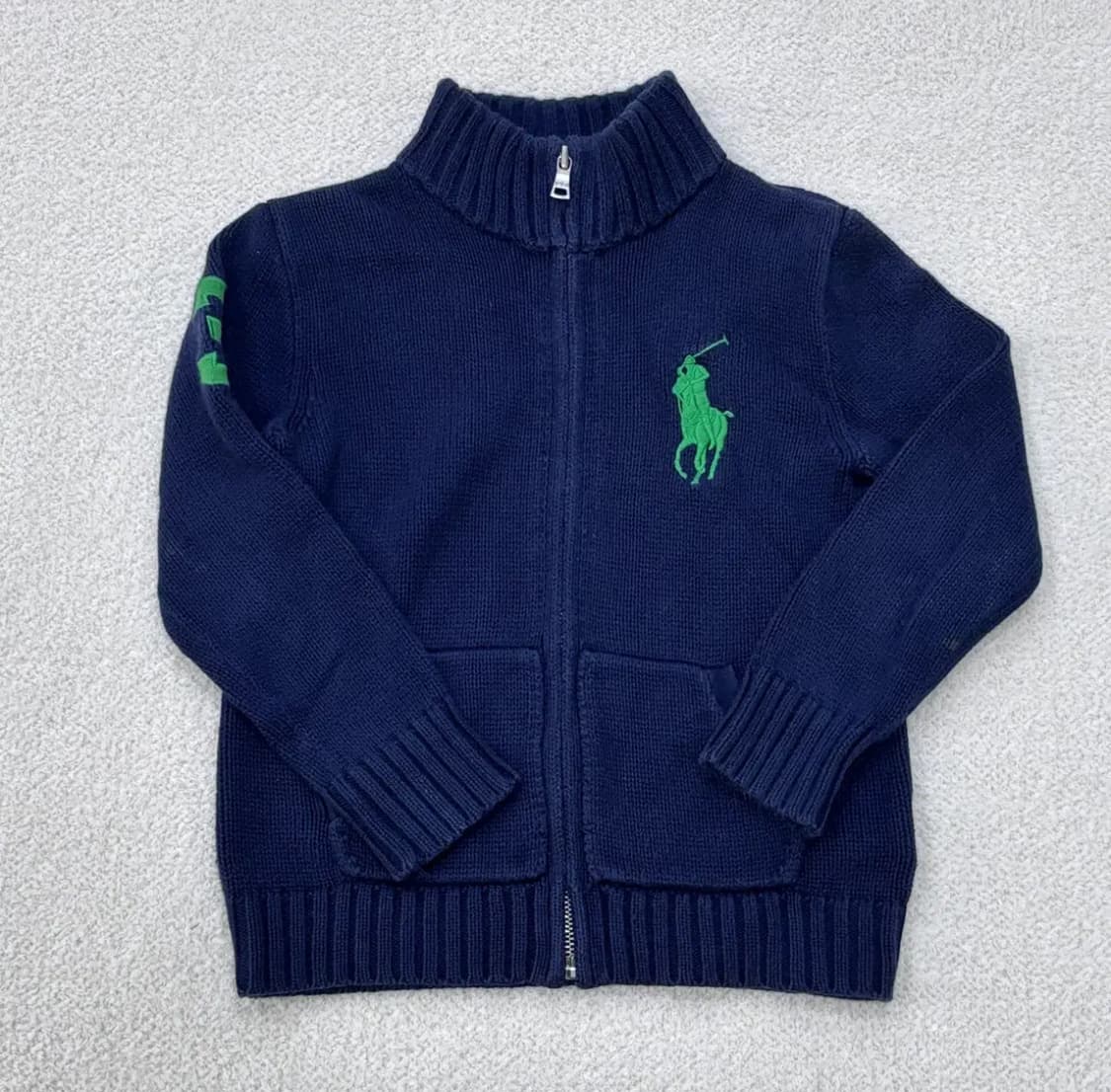 5 폴로 키즈 치프키프 니트집업 0303E 상품이미지1