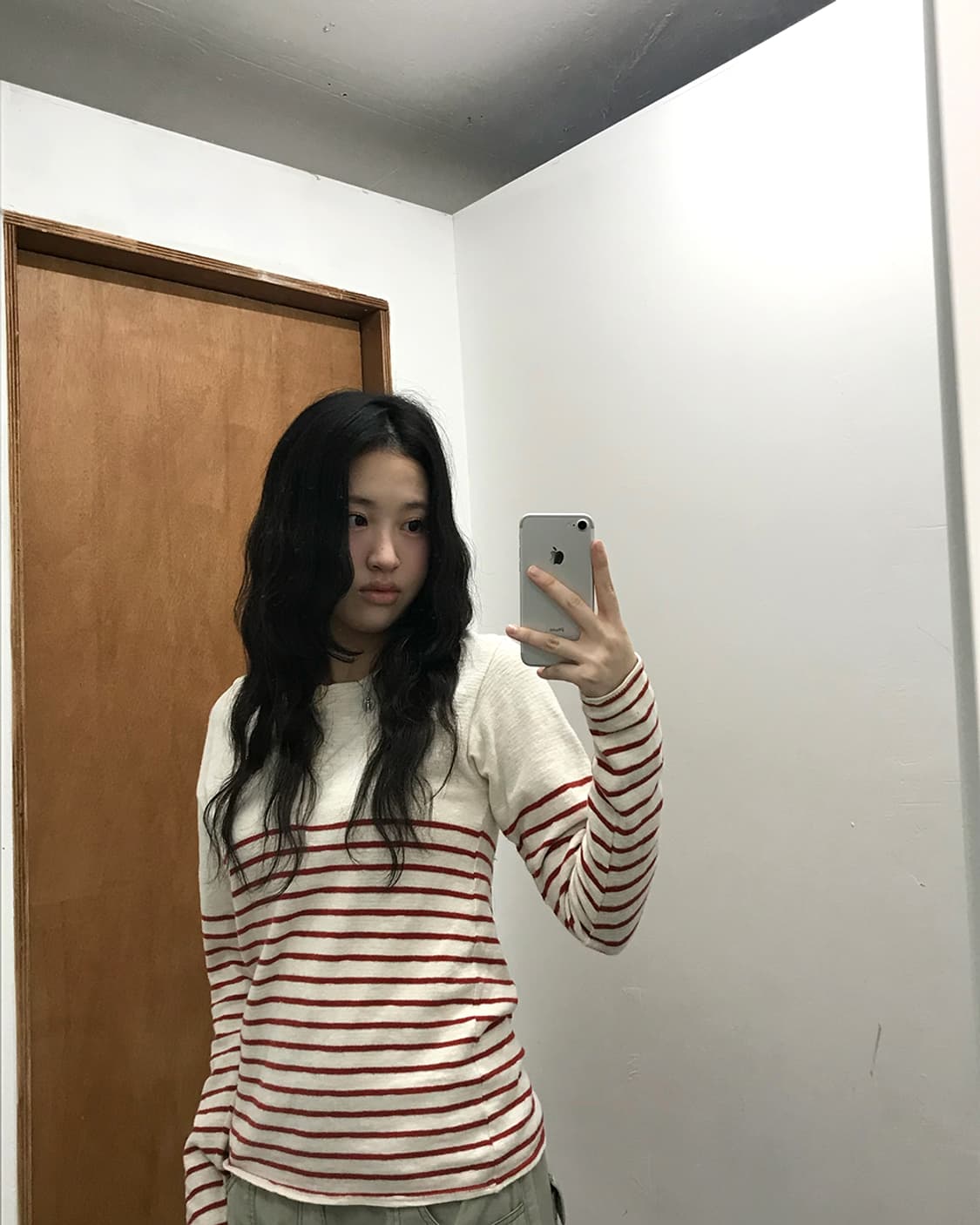 캐피탈 KAPITAL Border Henry Neck T-shirt 상품이미지4