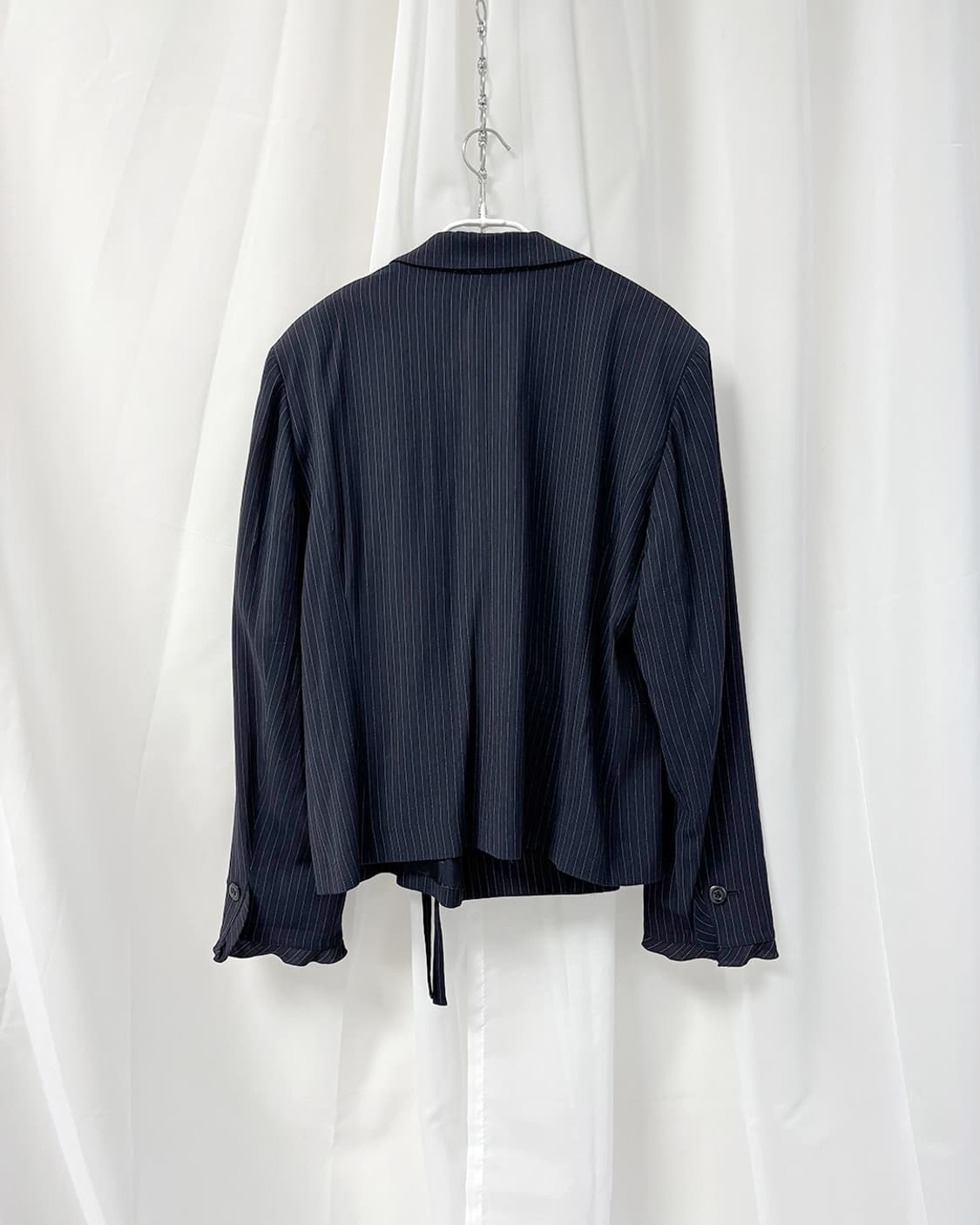 ixi pinstripe frill detail wrap jacket 상품이미지6