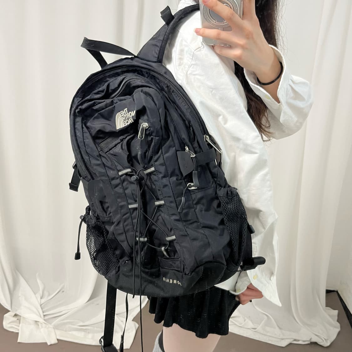 The North Face black backpack 상품이미지3