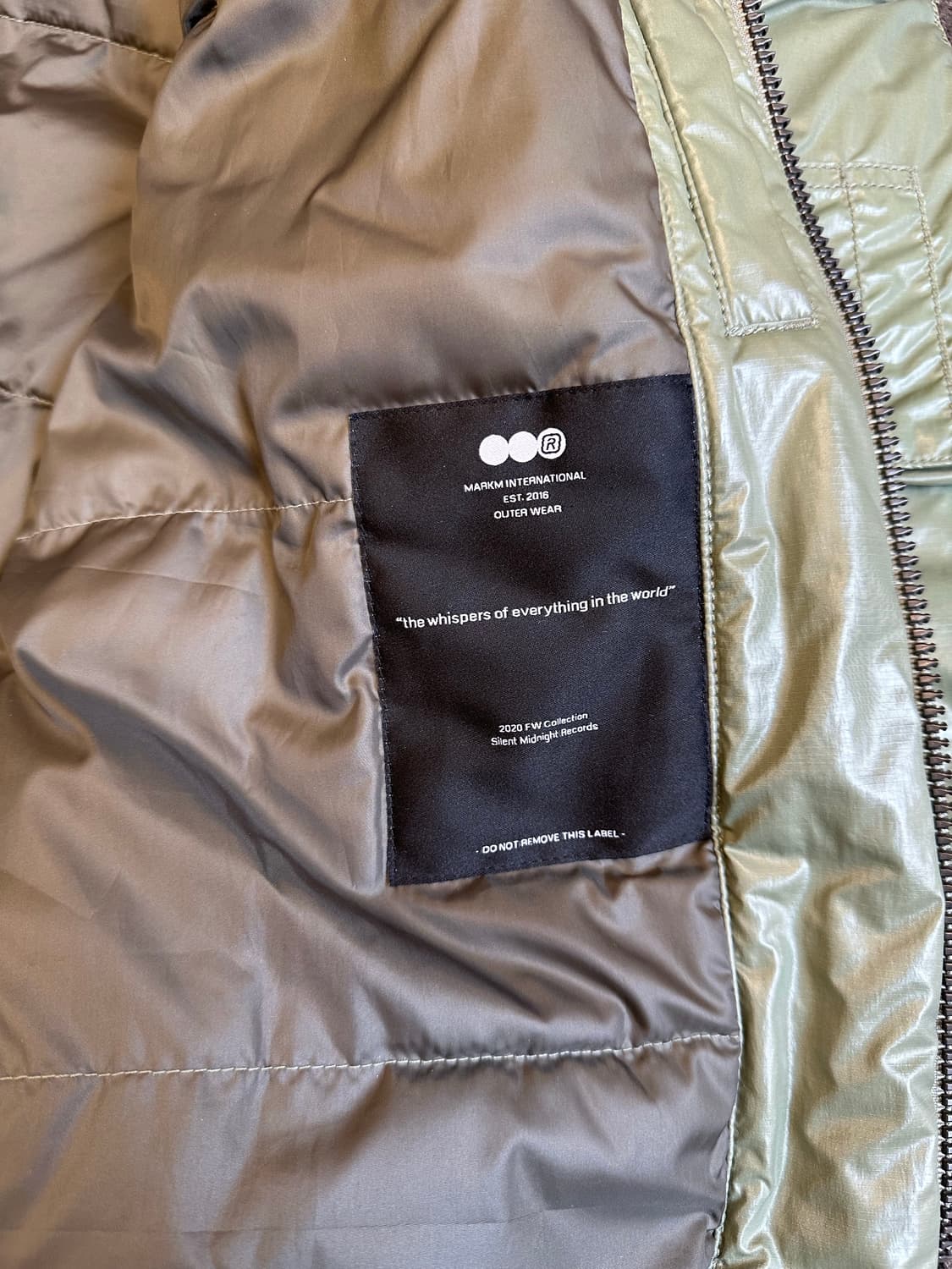 Markm MA-1 항공점퍼 XL 올리브 상품이미지5