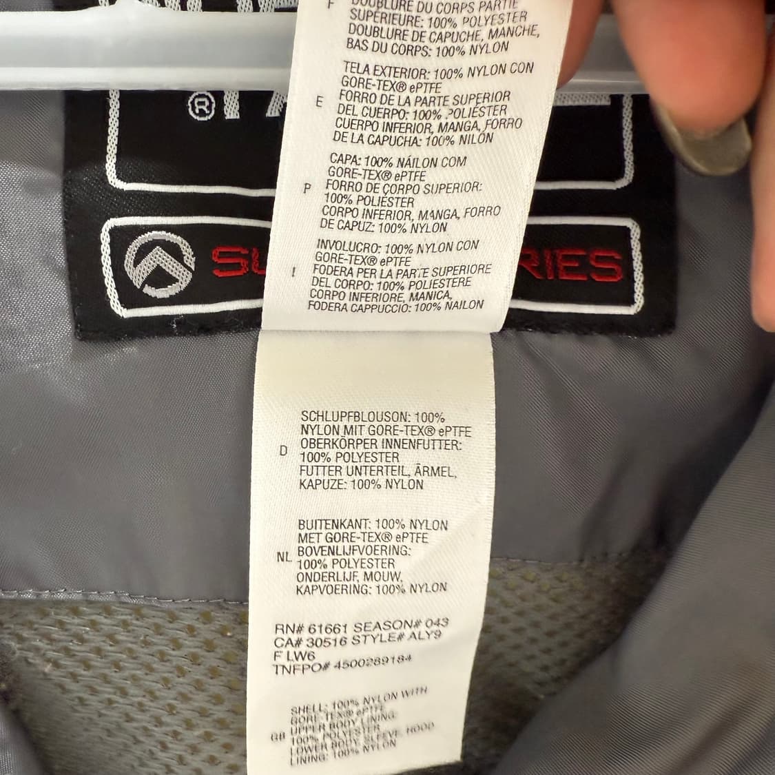 [M] 노스페이스 써밋 고어텍스 우먼 바람막이 상품이미지6