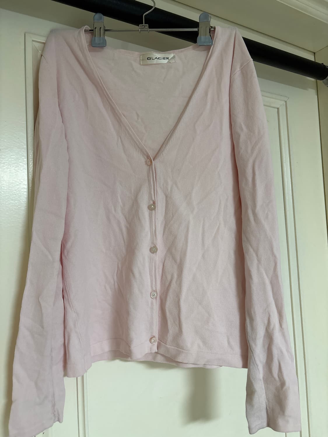 글래시어 베이비핑크 가디건 상품이미지1