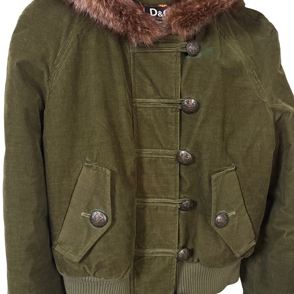 돌체앤가바나 D&G 나폴레옹 퍼 후드 자켓 상품이미지2