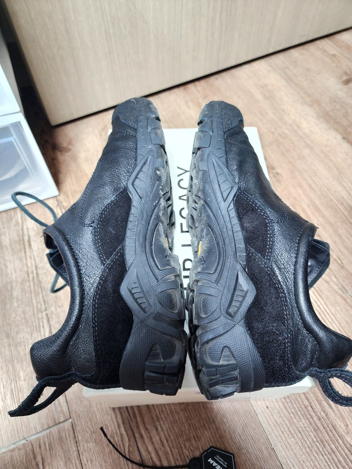 [42] 아워레가시 가베 스텔스 블랙 레더 상품이미지5