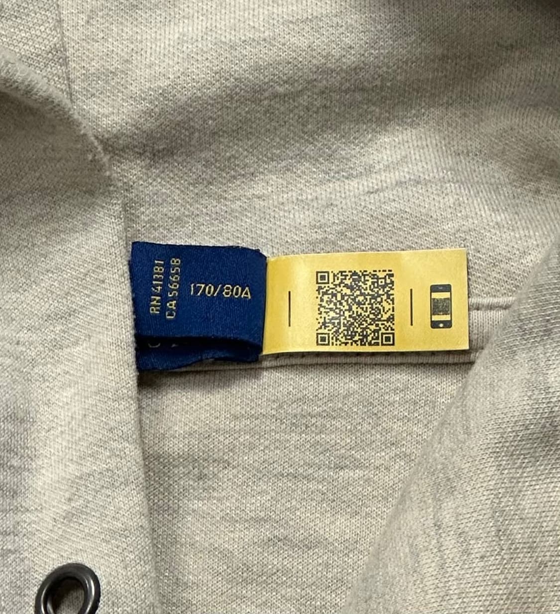 폴로 랄프로렌 베이지 후드티 상품이미지3