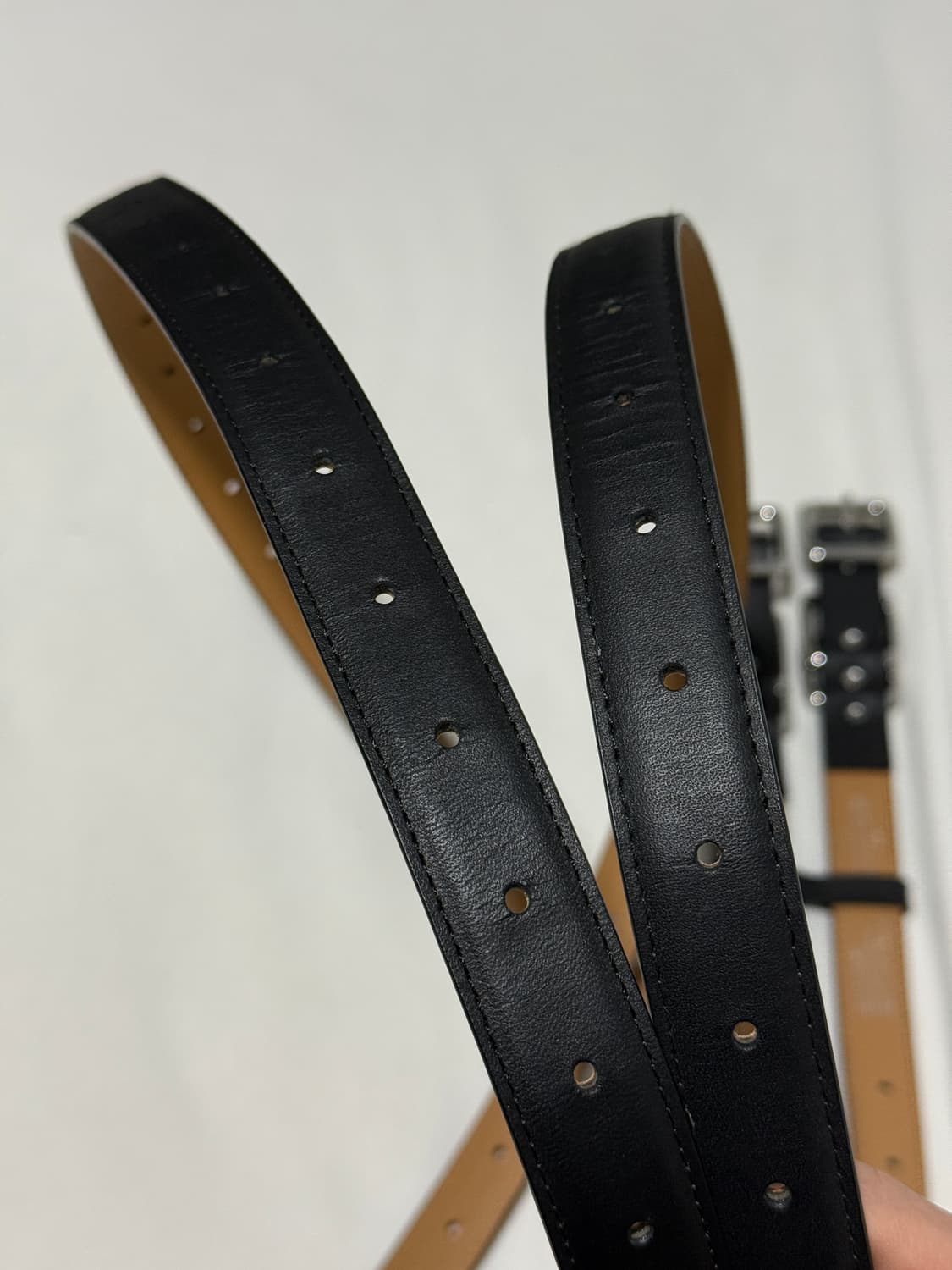 Hm X Rokh 레더 더블 벨트 상품이미지4