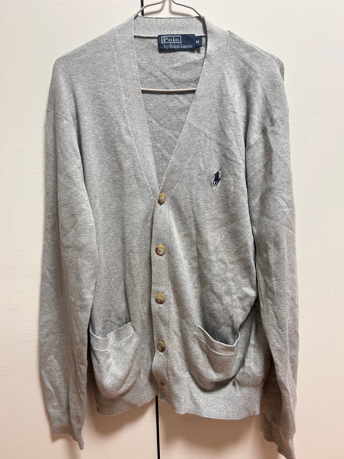 폴로 랄프로렌 가디건 회색 M 상품이미지1