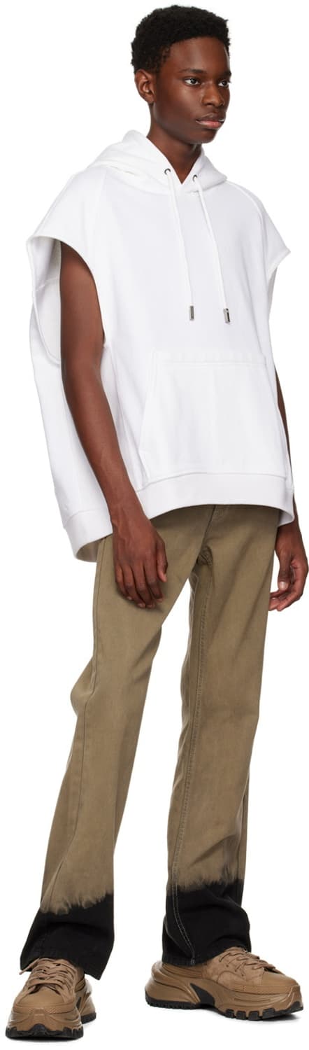 WOOYOUNGMI 우영미 슬리브리스 후디 화이트 23FW 상품이미지7