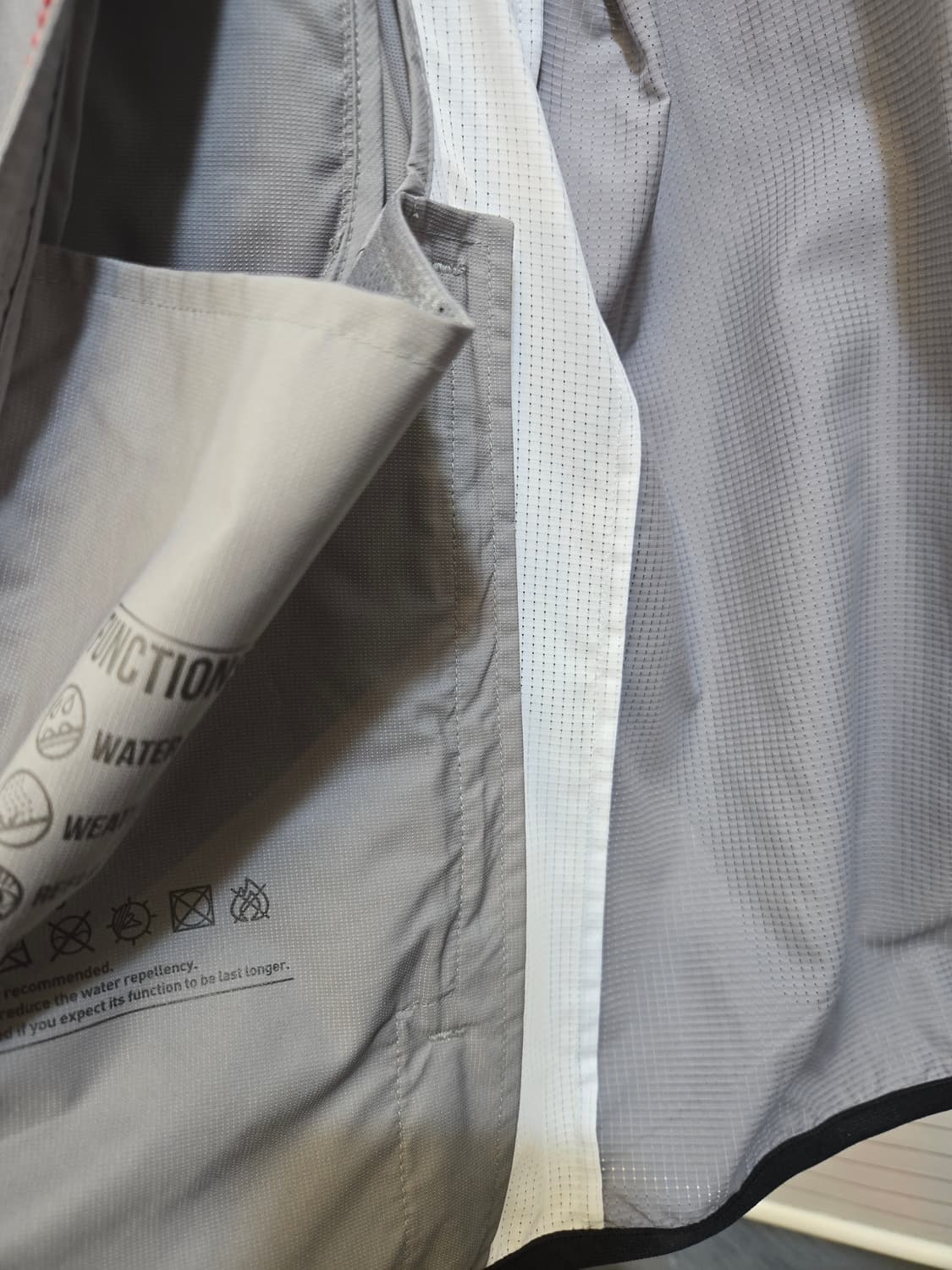 코오롱 바람막이 후드 자켓 그린/화이트 상품이미지7