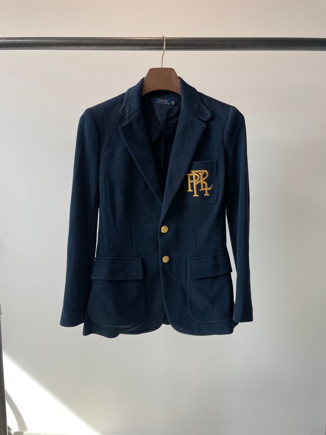 (2사이즈) 폴로 랄프로렌 여성 금장 2 버튼 블레이저 자켓 상품이미지1