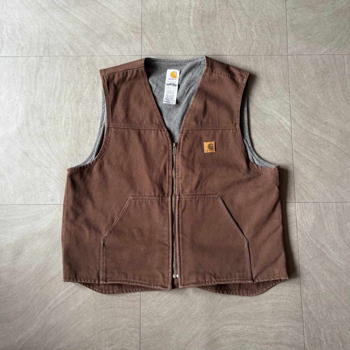 칼하트 정품 덕 캔버스 조끼 상품이미지1