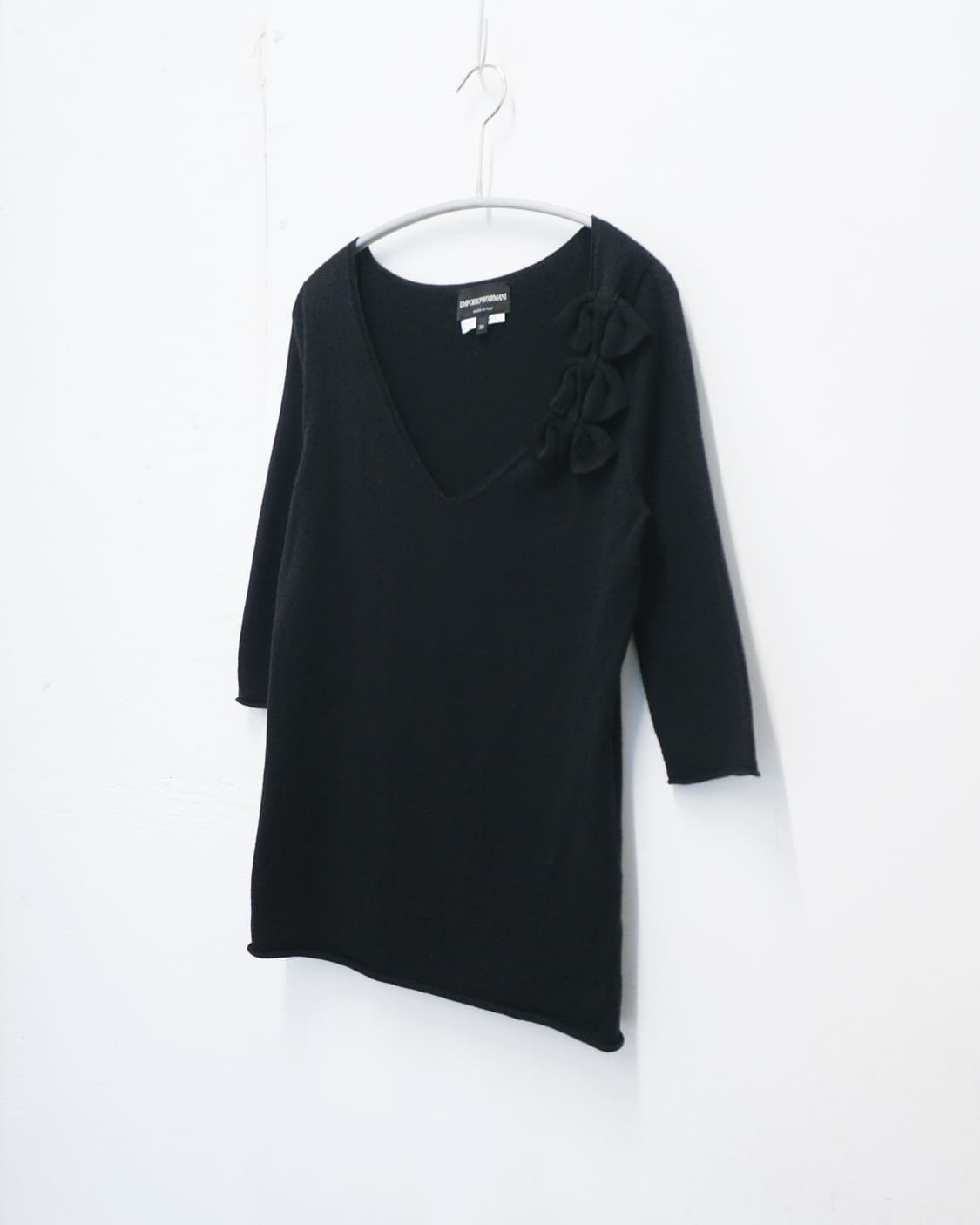 Emporio Armani ribbon detail knit top 상품이미지3