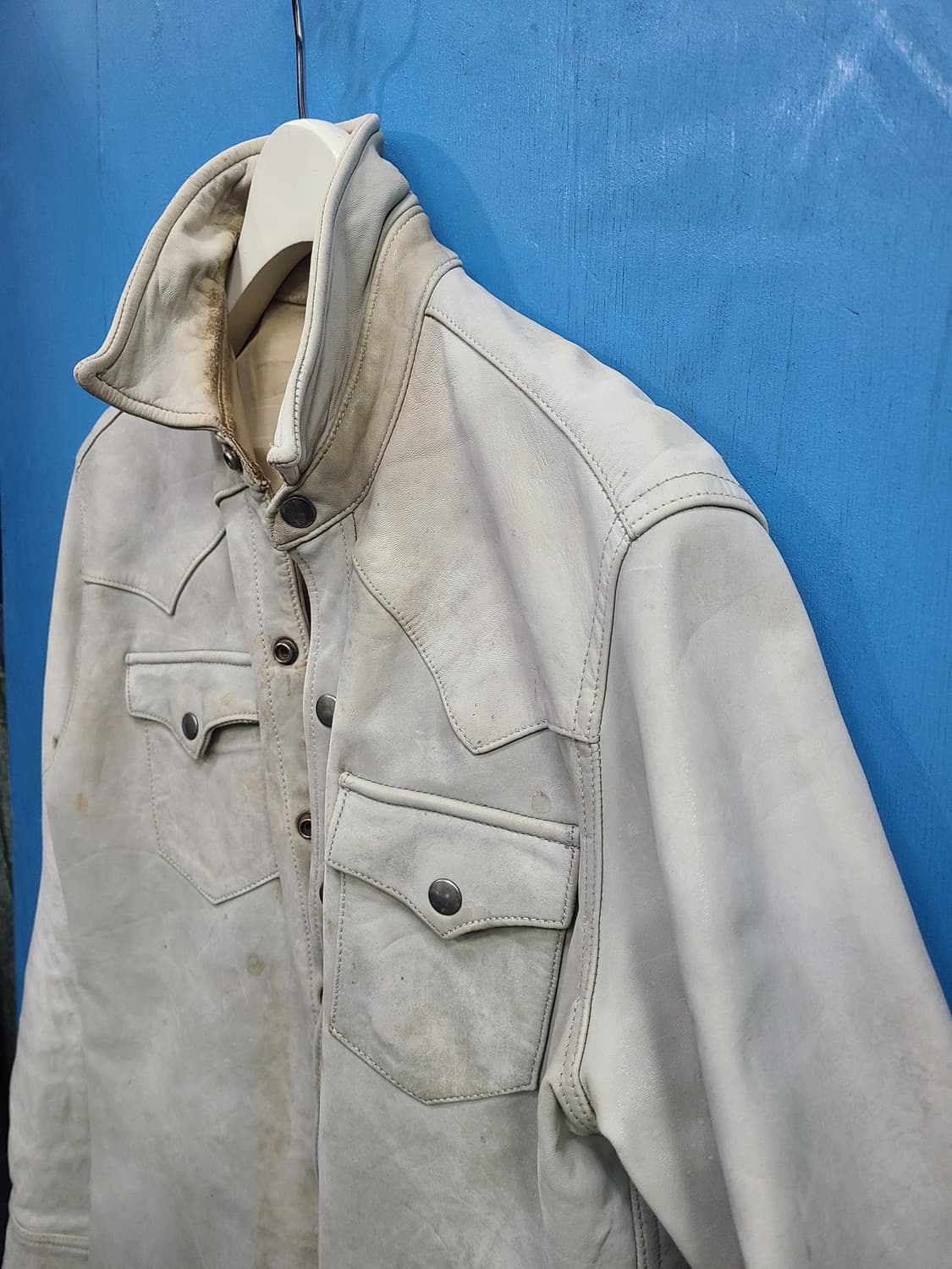 일본빈티지 말가죽웨스턴셔츠 상품이미지1