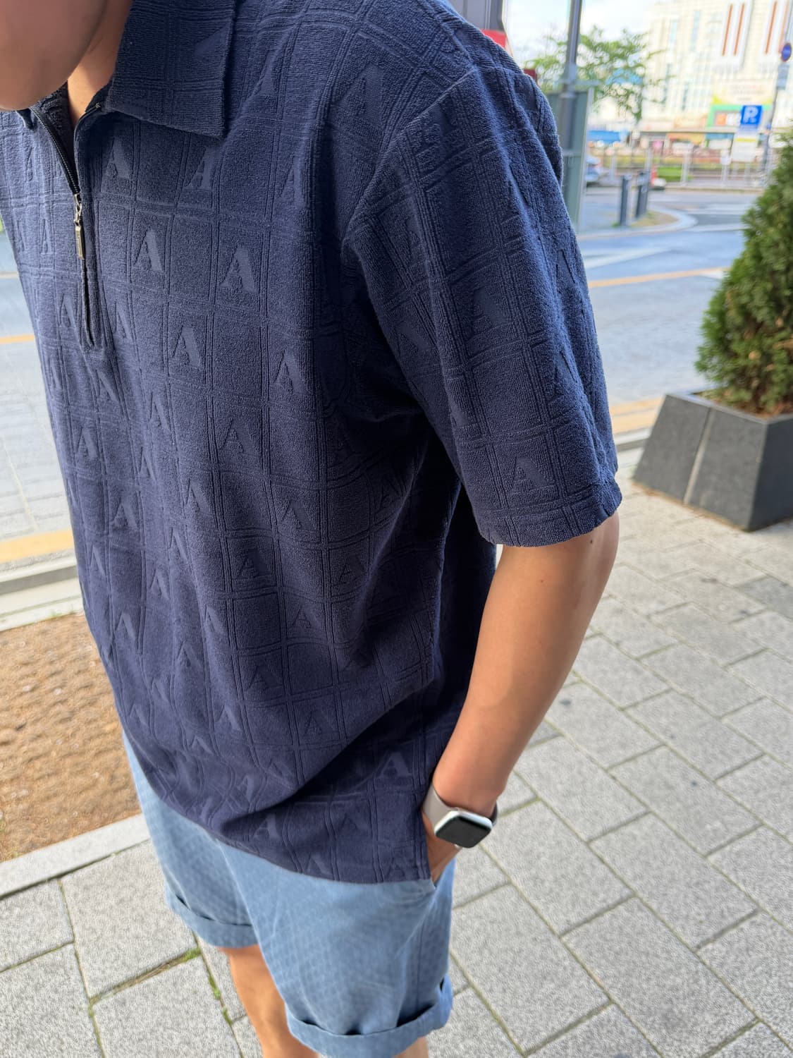 Aquascutum Jacquard polo (Made In Japan) 상품이미지1