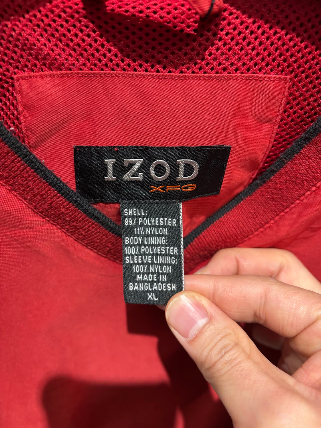 IZOD 빈티지 바람막이 웜업 상품이미지5