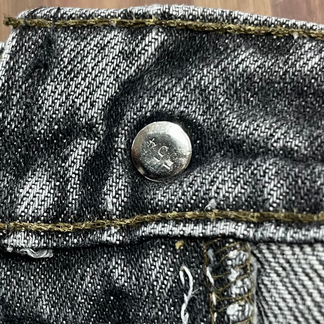 80s 미제 리바이스 505 흑청 블랙 일자 데님 청바지 36(34) 상품이미지8
