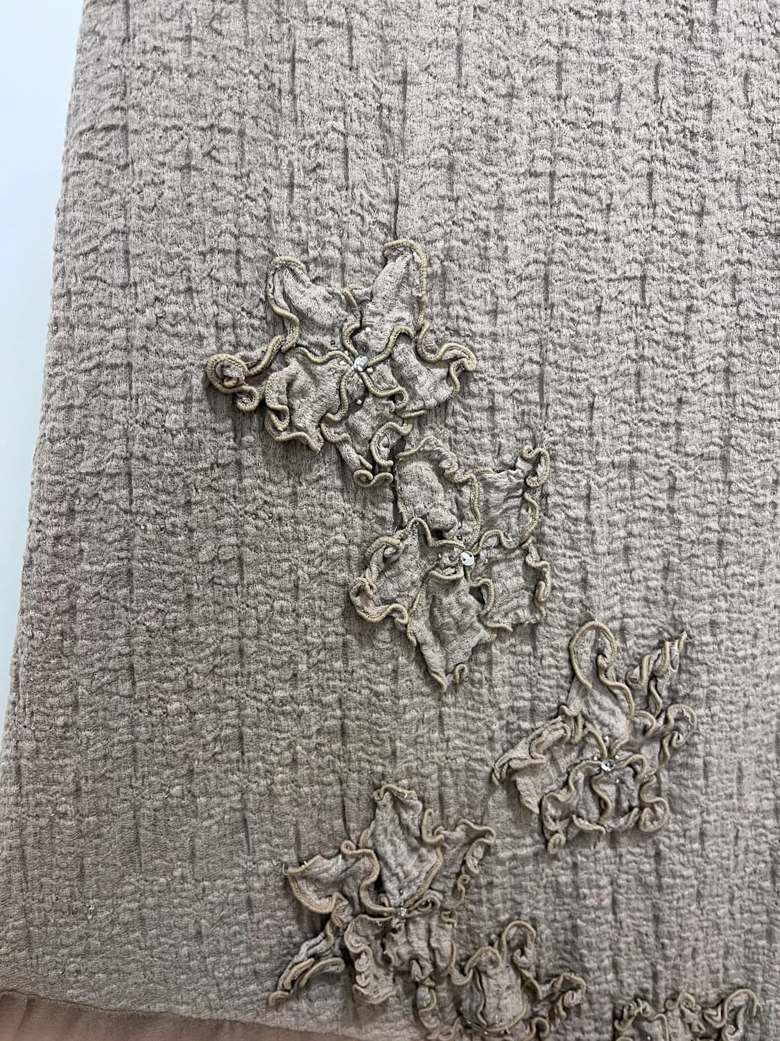 베이지 플라워 꽃  스커트 상품이미지3