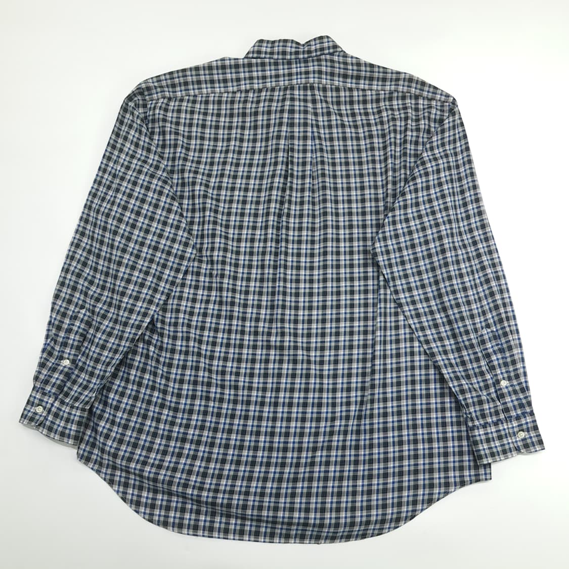 Co864 XL 폴로 랄프로렌 그린네이비 타탄체크 긴팔 셔츠 남방 상품이미지8