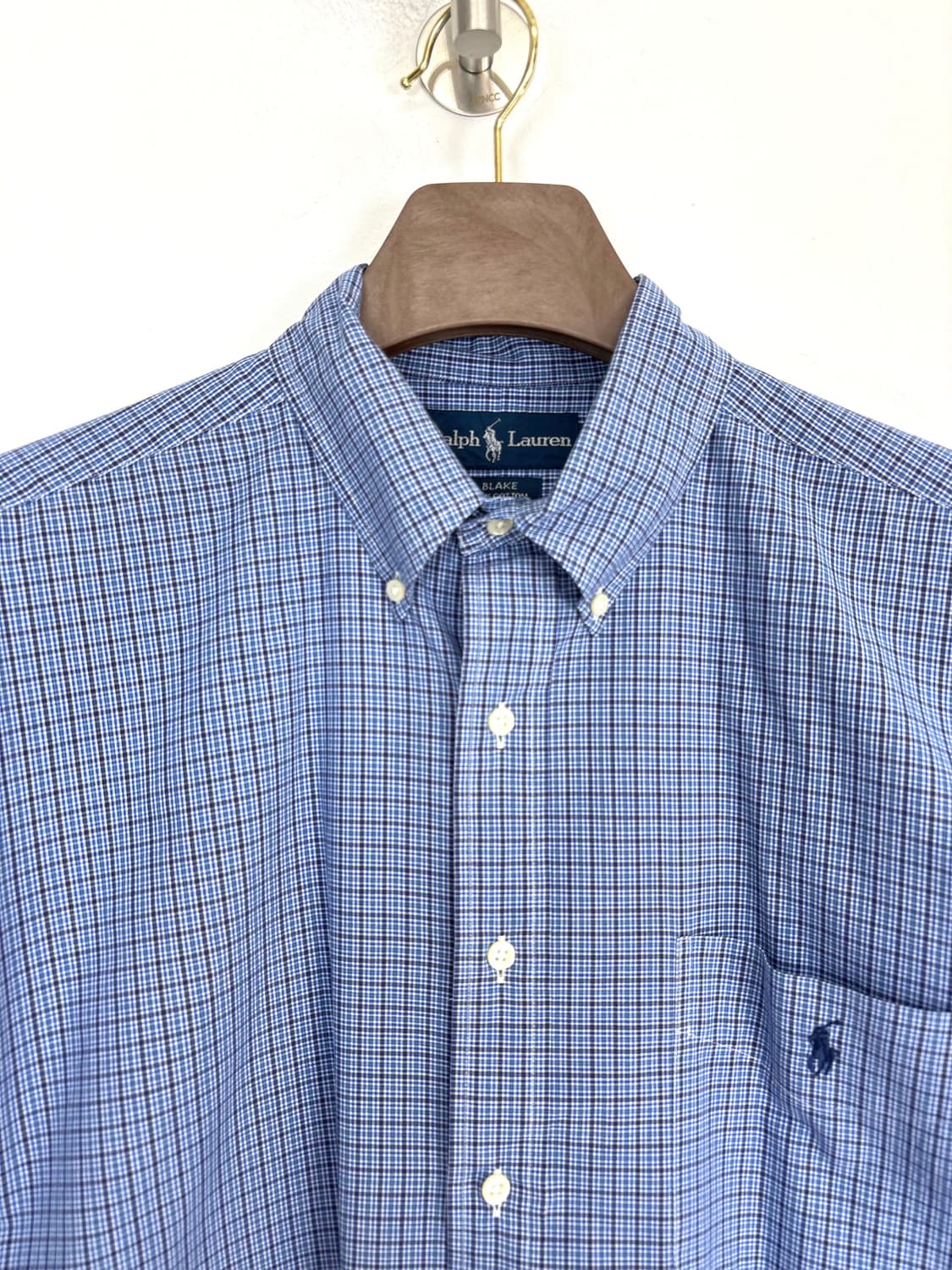  [3XL]POLO 블랙 잔체크 긴팔 셔츠  상품이미지5