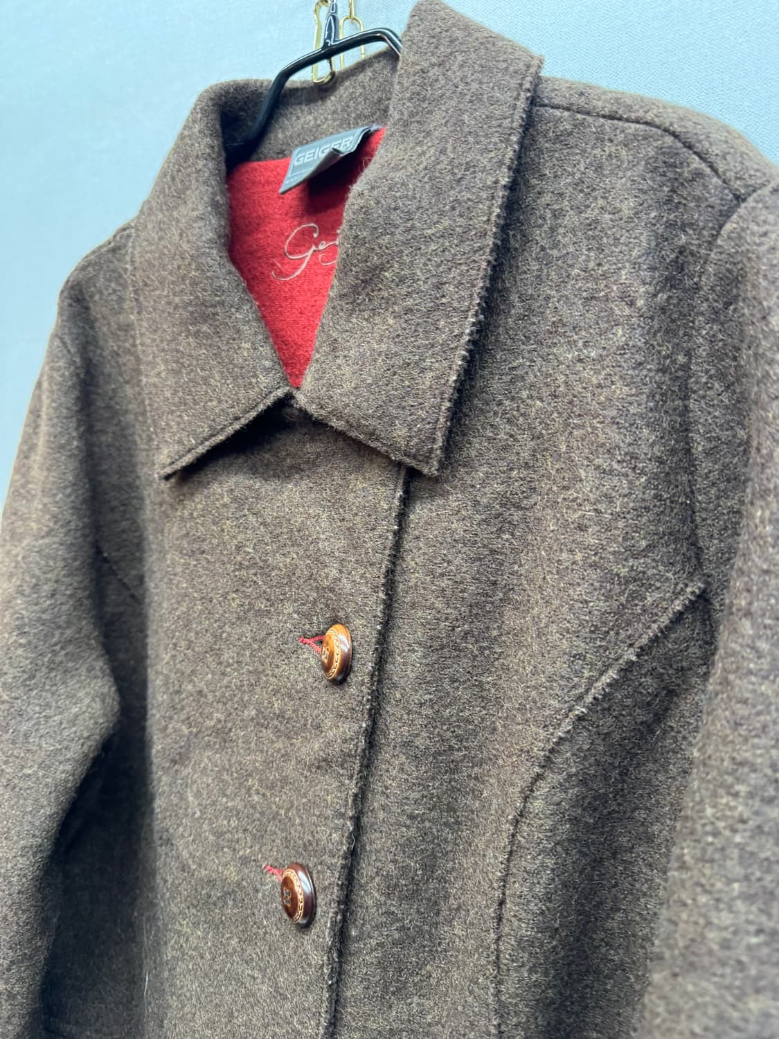 가이거 버진울 애스닉 소매 코트 42(M) 상품이미지2