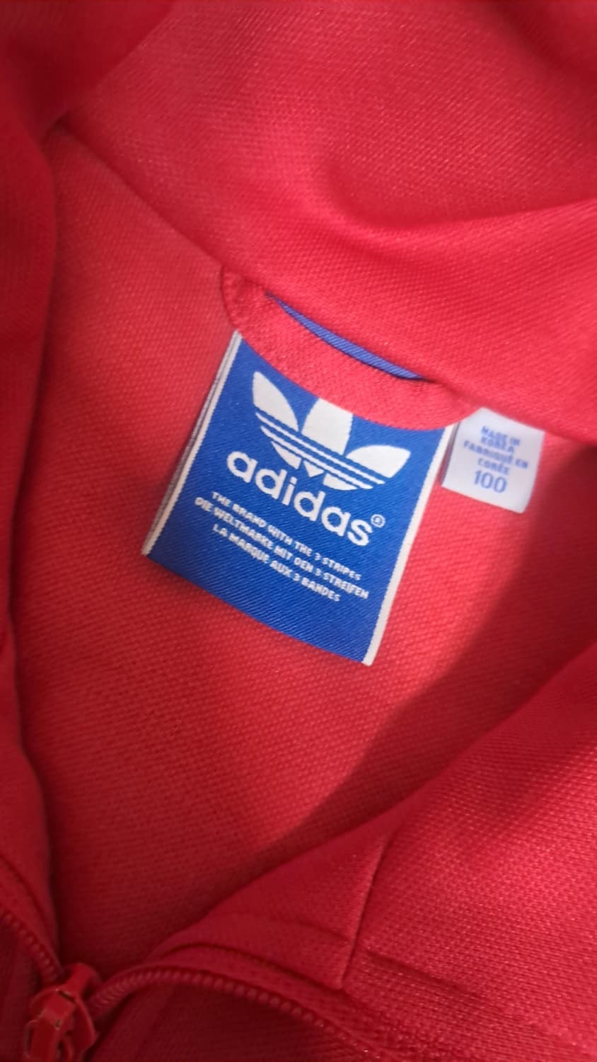 아디다스 Y2K 유로파 슬림핏 레드 져지 100 상품이미지2