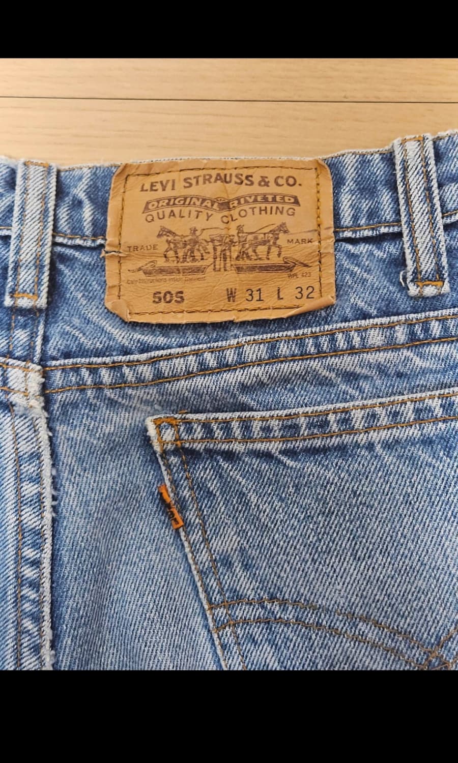 90s 빈티지 리바이스 505 오렌지탭 상품이미지3