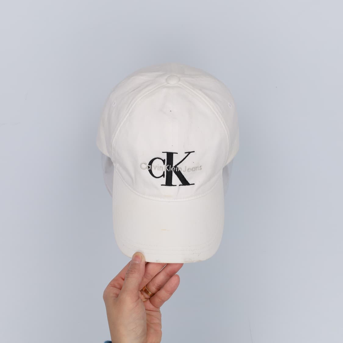 SO 캘빈클라인 화이트 볼캡 모자 0122H1 상품이미지1
