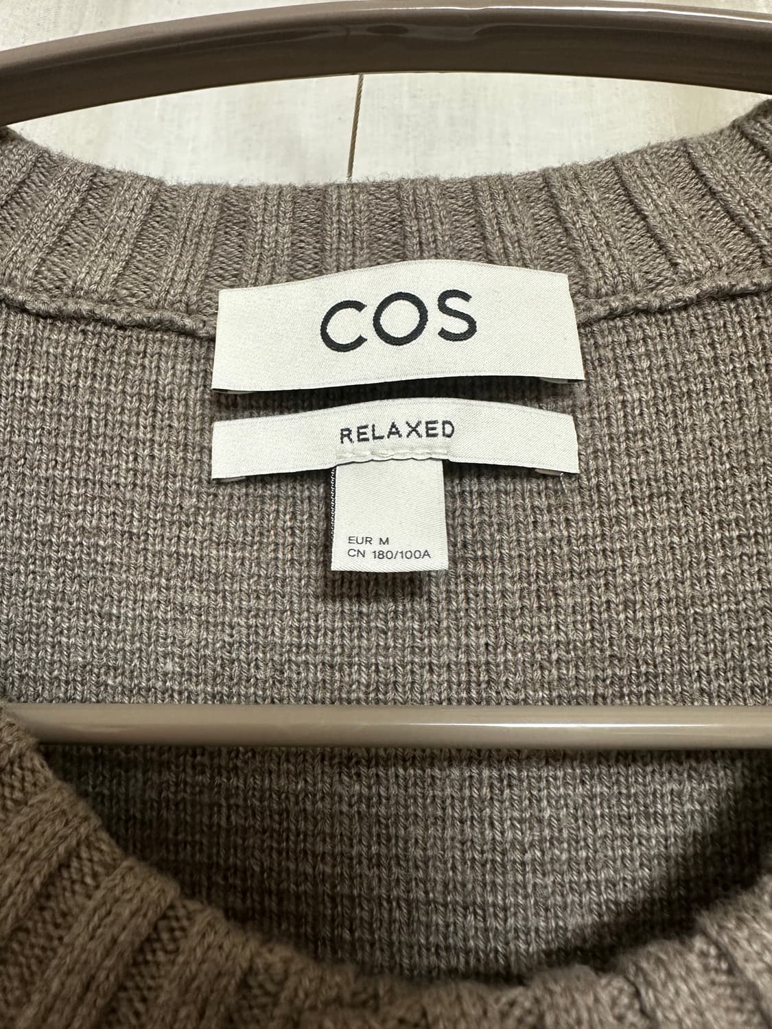 COS cardigan beige (M) 상품이미지2