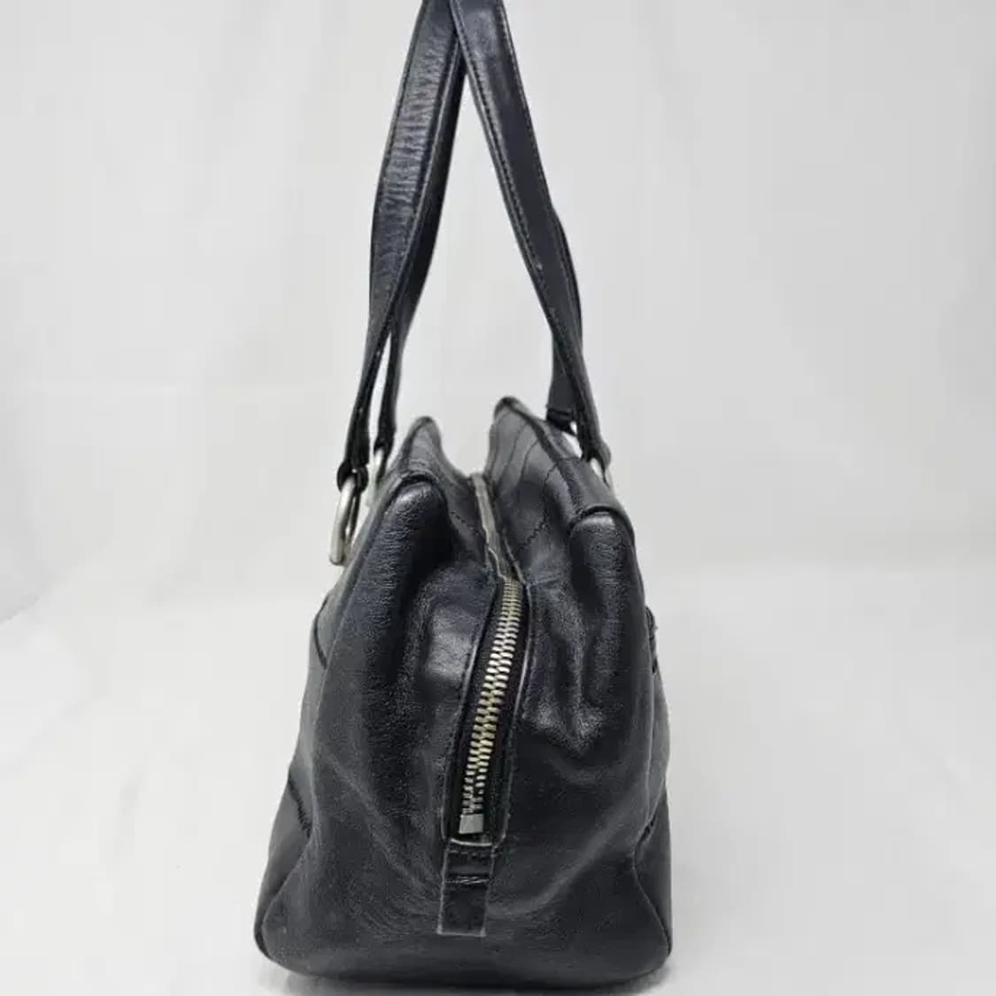 정품 샤넬 캐비어 정방 볼링 토트백 상품이미지4