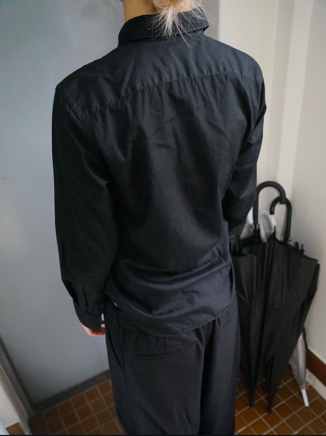 준야 와타나베 펀칭 디테일 셔츠 상품이미지3