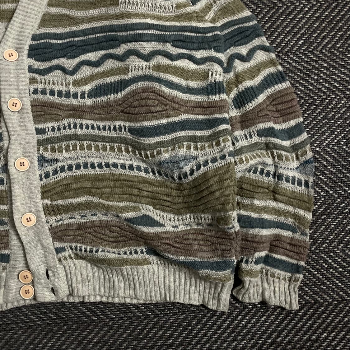 이태리 빈티지 올드스쿨 케이블 가디건o 2952 상품이미지2