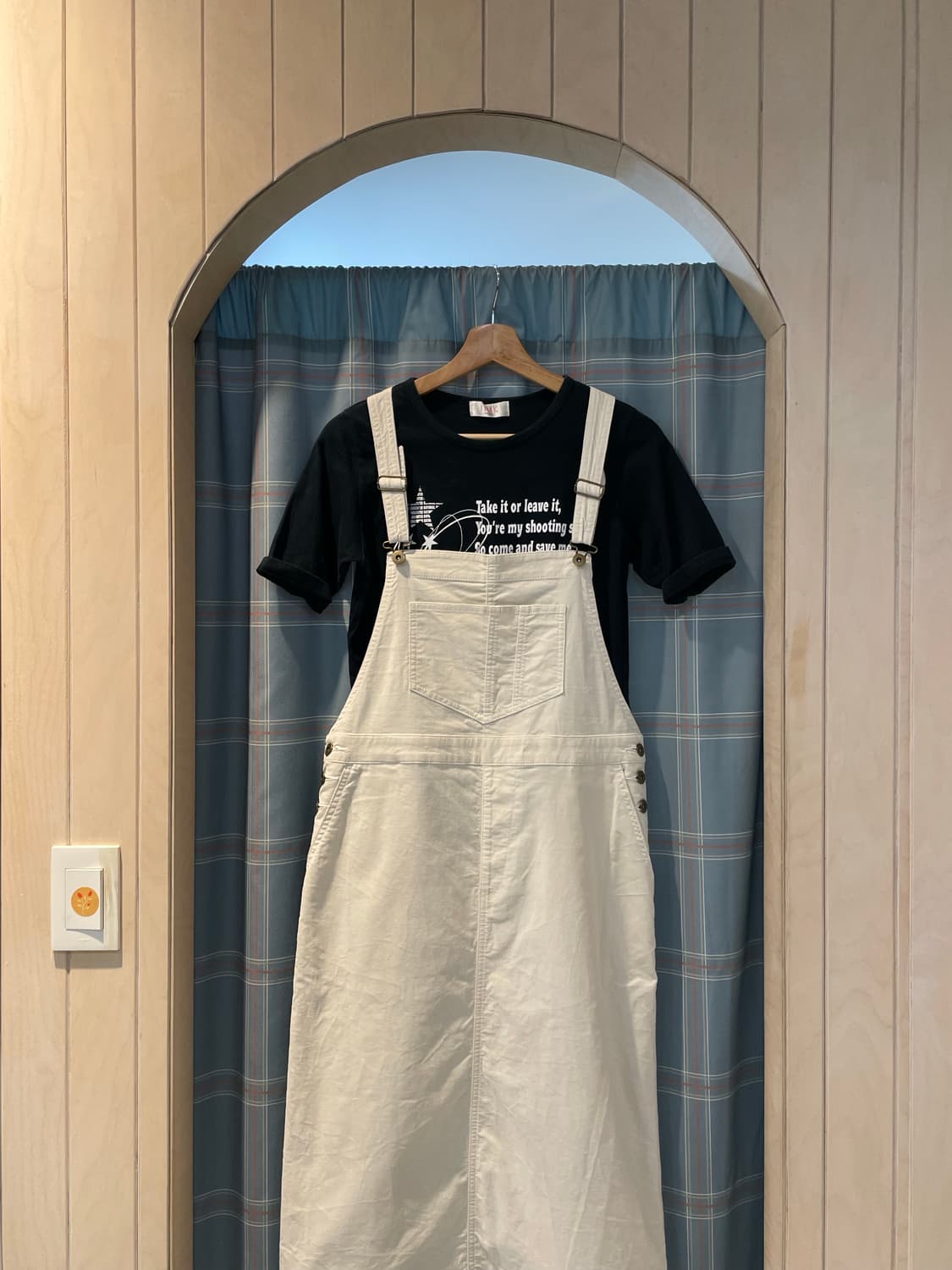 빔즈 heart 멜빵오버롤원피스 상품이미지1