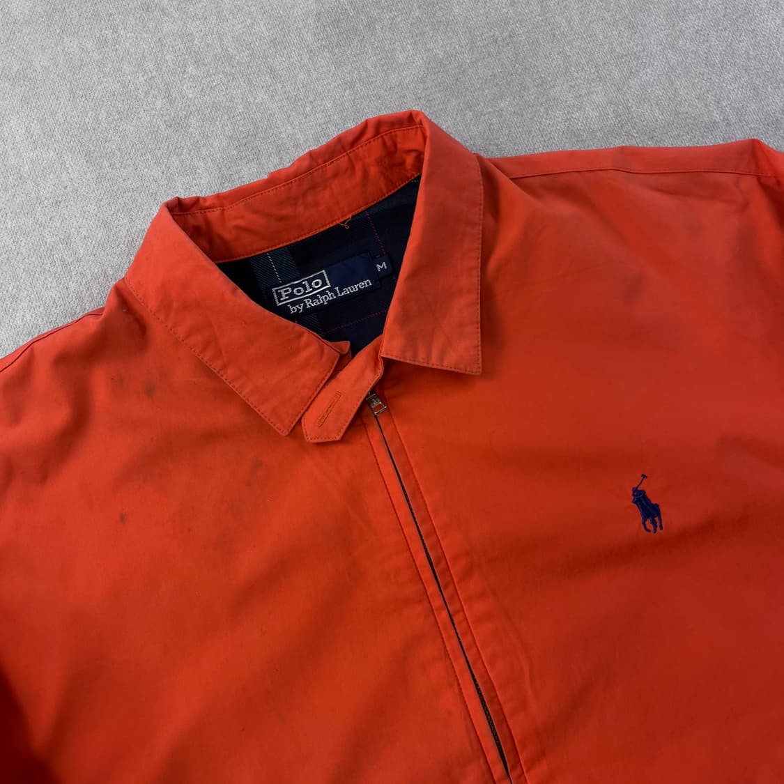 105 90s폴로랄프로렌 (주)신한 바라쿠타 블루종 자켓 상품이미지2