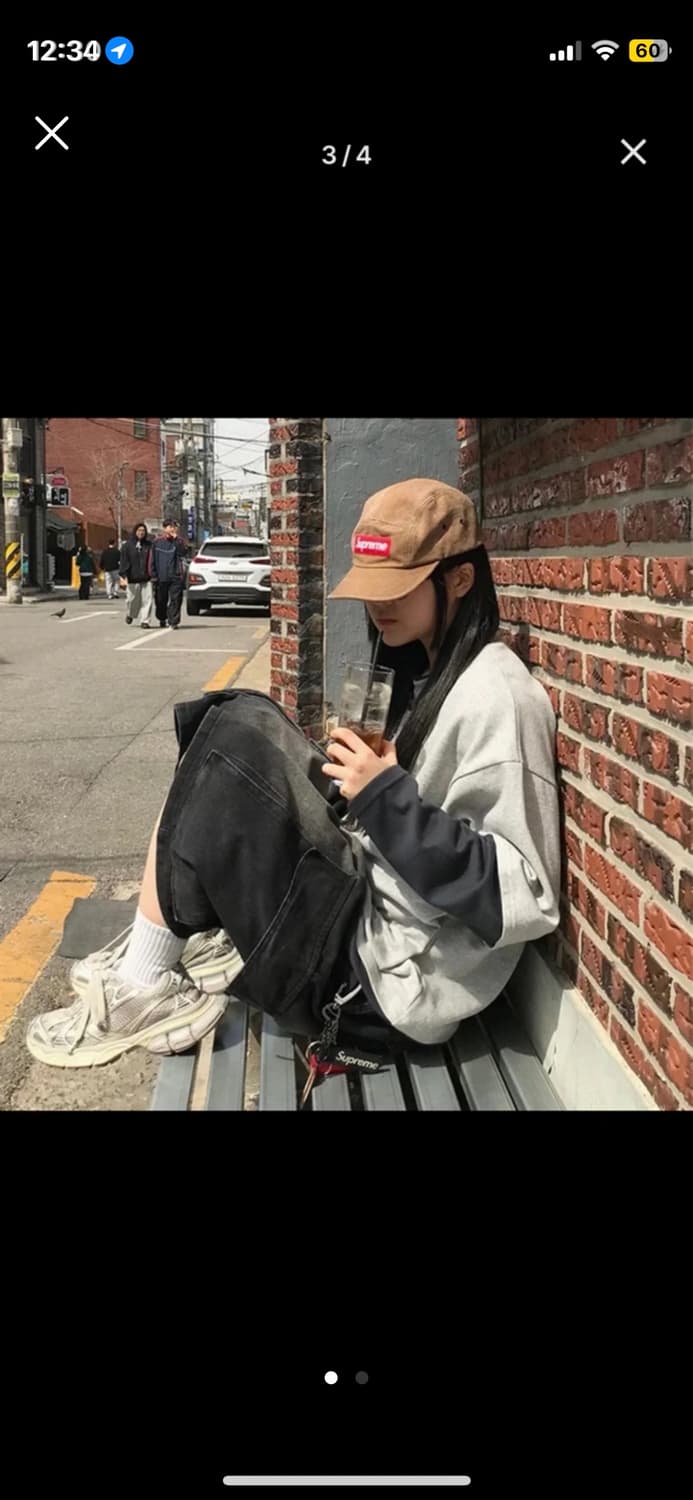니치스 레이지 버뮤다 카고팬츠 흑청 상품이미지2