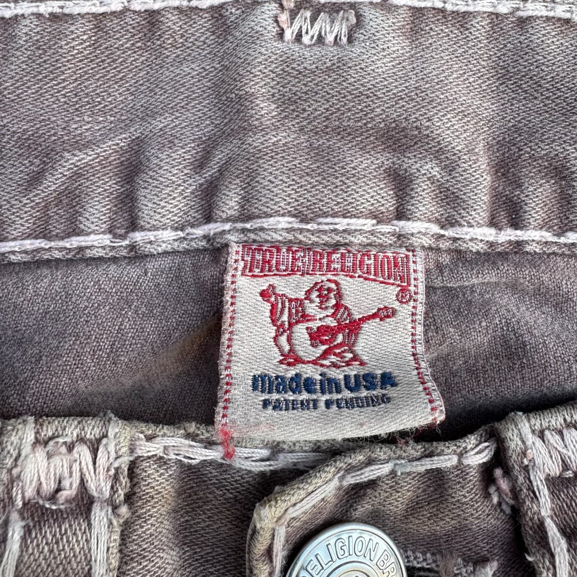 트루릴리전 USA 바비 슈퍼 T 데님 팬츠 상품이미지9