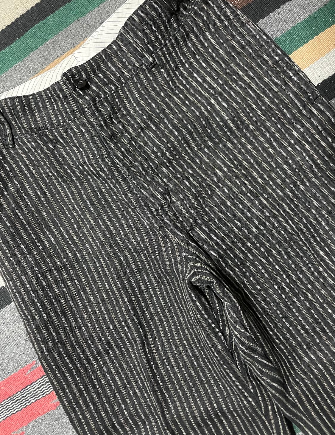 Vlas Blomme 빈티지 멀티 스트라이프 팬츠 30~1. 상품이미지2