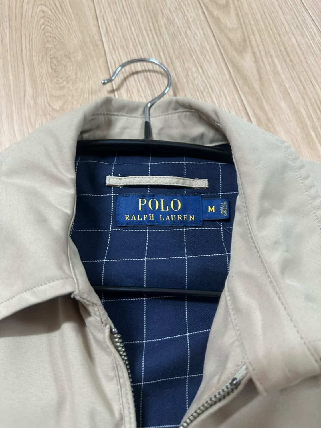 폴로 바이스윙자켓 베이지 m 상품이미지2