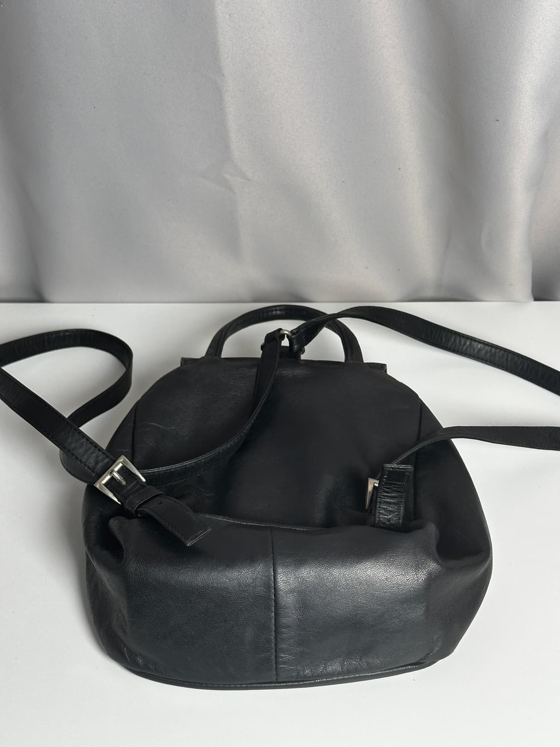 프라다 빈티지 블랙 램스킨 미니 백팩 상품이미지7