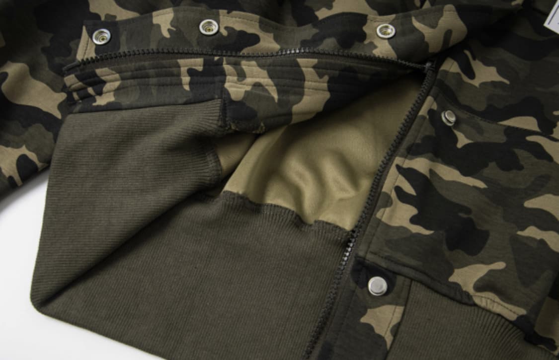 아사키 프레자키 카모 퍼 후드 m (새상품) 상품이미지5