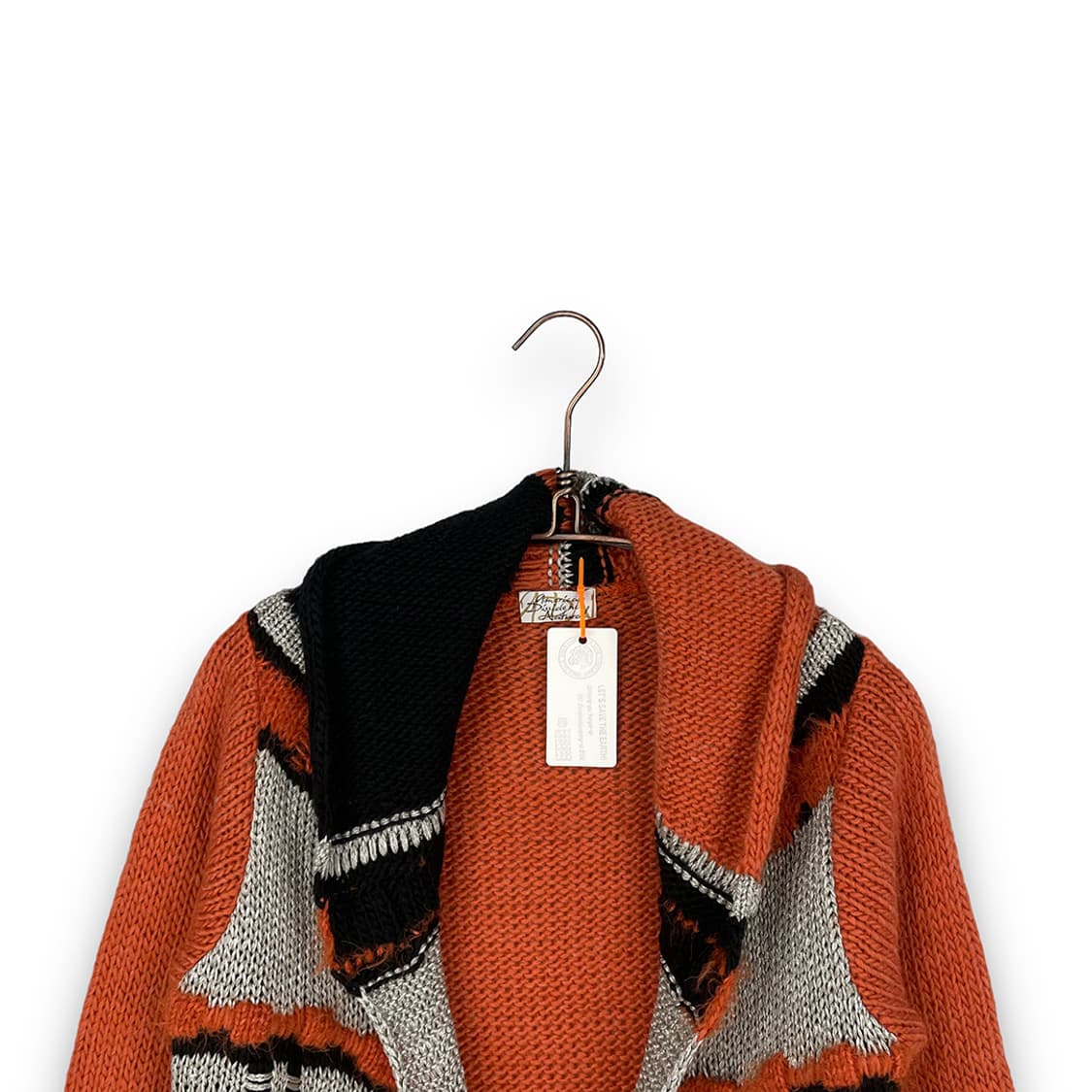 프랑스빈티지 멀티컬러 숄카라 가디건 상품이미지3